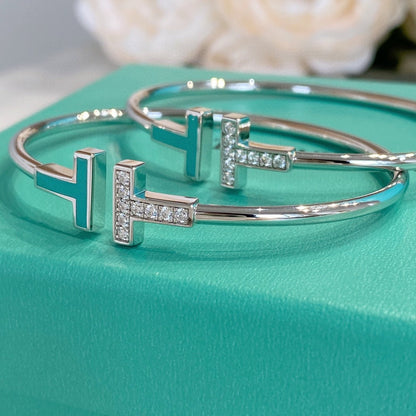 [Resenara Jewelry]T BRACELET 1.8MM TURQUOISE DIAMOND