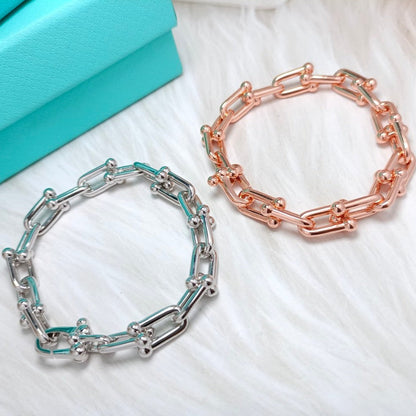 [Resenara Jewelry]HARDWEAR BRACELET PINK GOLD AND SILVER