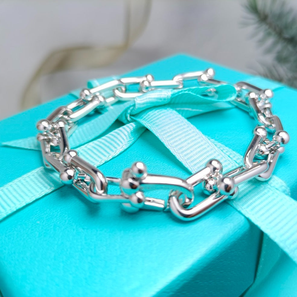 [Resenara Jewelry]HARDWEAR BRACELET PINK GOLD AND SILVER
