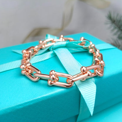 [Resenara Jewelry]HARDWEAR BRACELET PINK GOLD AND SILVER