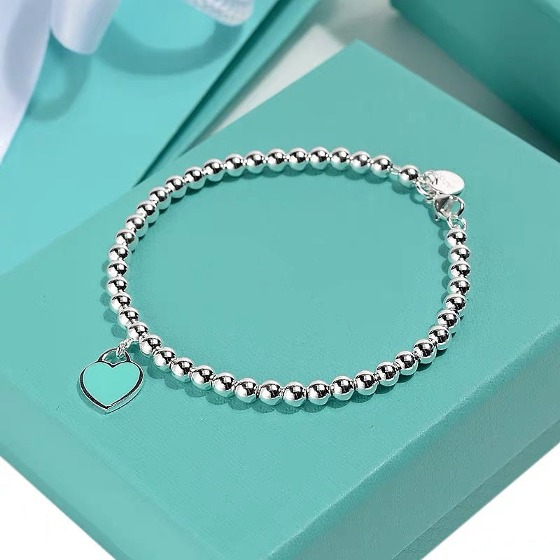 [Resenara Jewelry]MINI HEART BRACELET SILVER