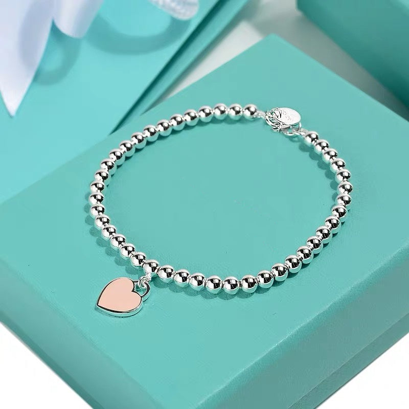 [Resenara Jewelry]MINI HEART BRACELET SILVER