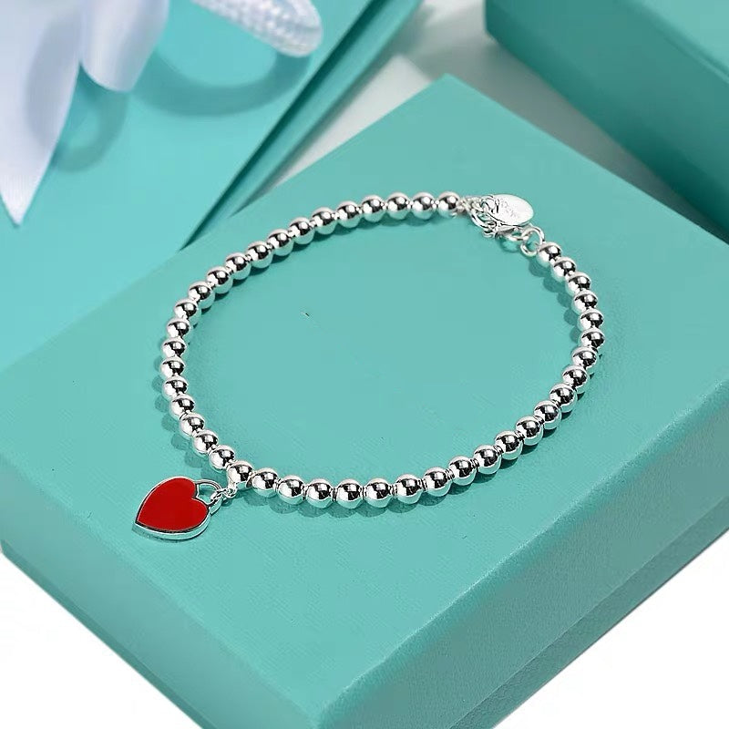 [Resenara Jewelry]MINI HEART BRACELET SILVER
