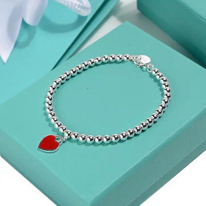 [Resenara Jewelry]MINI HEART BRACELET SILVER