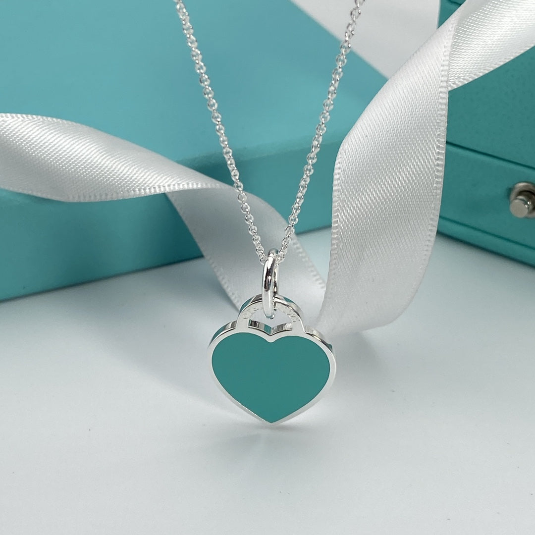 [Resenara Jewelry]HEART PEDANT SILVER NECKLACE
