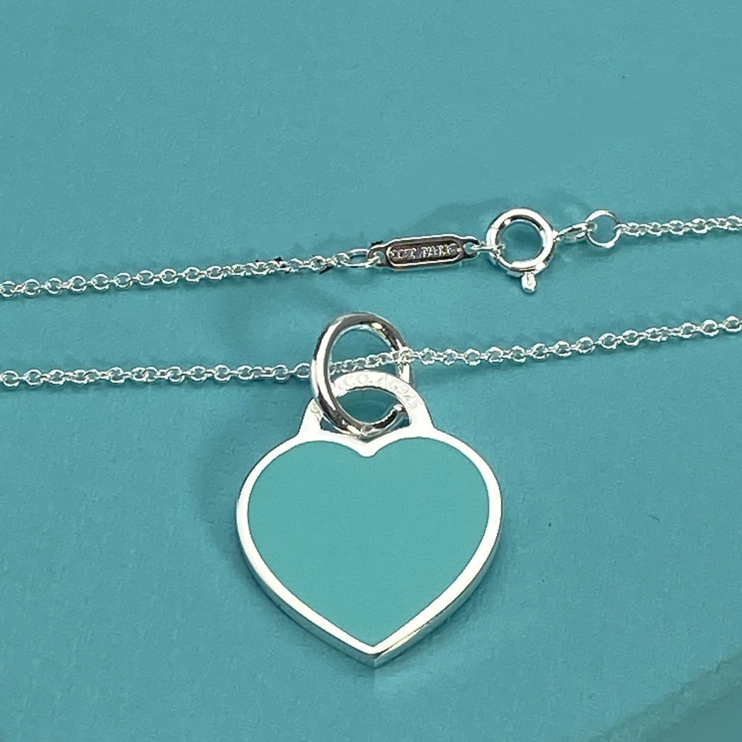 [Resenara Jewelry]HEART PEDANT SILVER NECKLACE