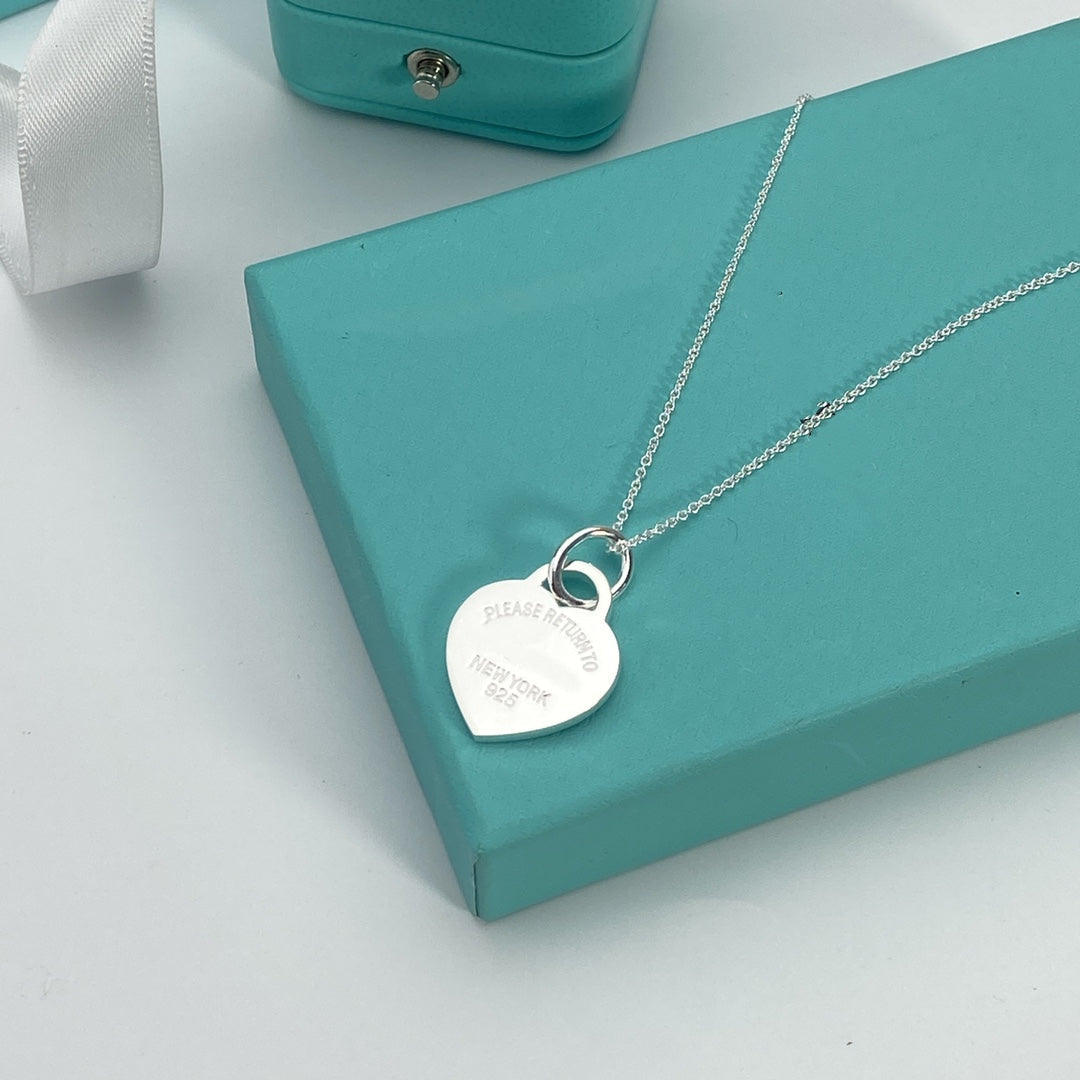 [Resenara Jewelry]HEART PEDANT SILVER NECKLACE