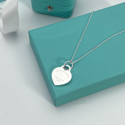 [Resenara Jewelry]HEART PEDANT SILVER NECKLACE
