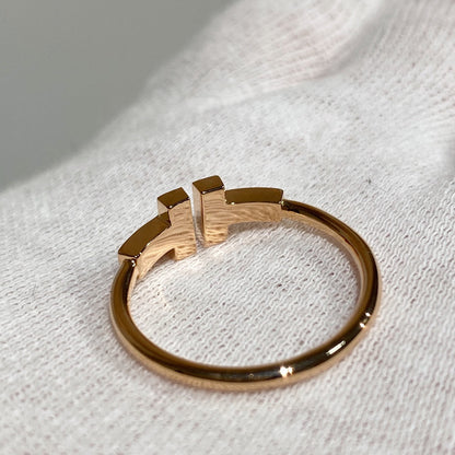 [Resenara Jewelry] WIRE RING DIAMOND PINK GOLD