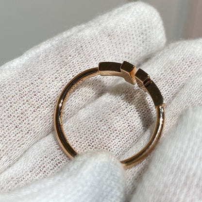 [Resenara Jewelry] WIRE RING DIAMOND PINK GOLD