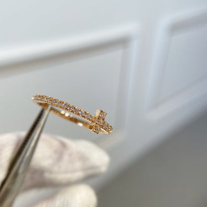 [Resenara Jewelry]T RING DIAMOND PINK GOLD