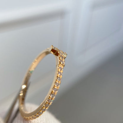 [Resenara Jewelry]T RING DIAMOND PINK GOLD