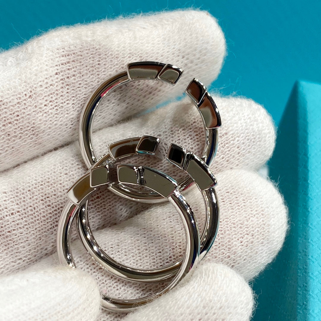 [Resenara Jewelry] WIRE TURQUOISE DIAMOND RING SILVER