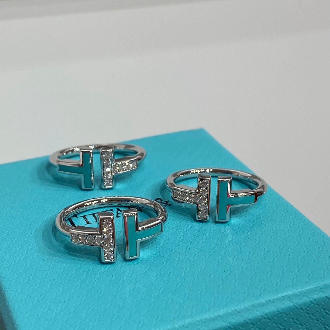 [Resenara Jewelry] WIRE TURQUOISE DIAMOND RING SILVER
