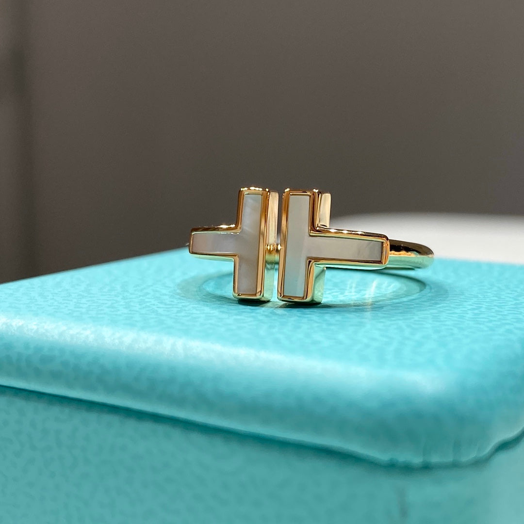 [Resenara Jewelry] WIRE MOP RING PINK GOLD