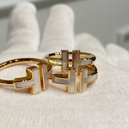 [Resenara Jewelry] WIRE MOP RING PINK GOLD