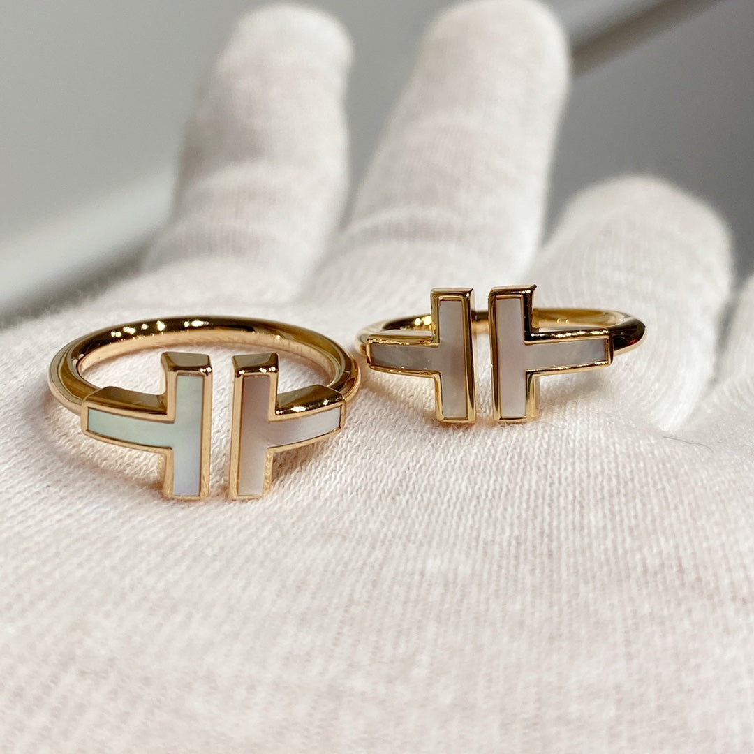 [Resenara Jewelry] WIRE MOP RING PINK GOLD