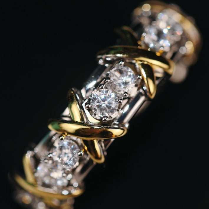 [Resenara Jewelry]SIXTEEN STONE RING GOLD
