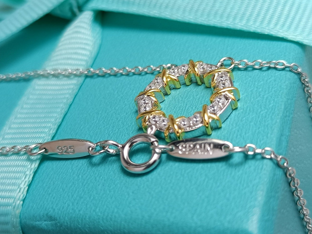 [Resenara Jewelry]SIXTEEN STONE NECKLACE GOLD