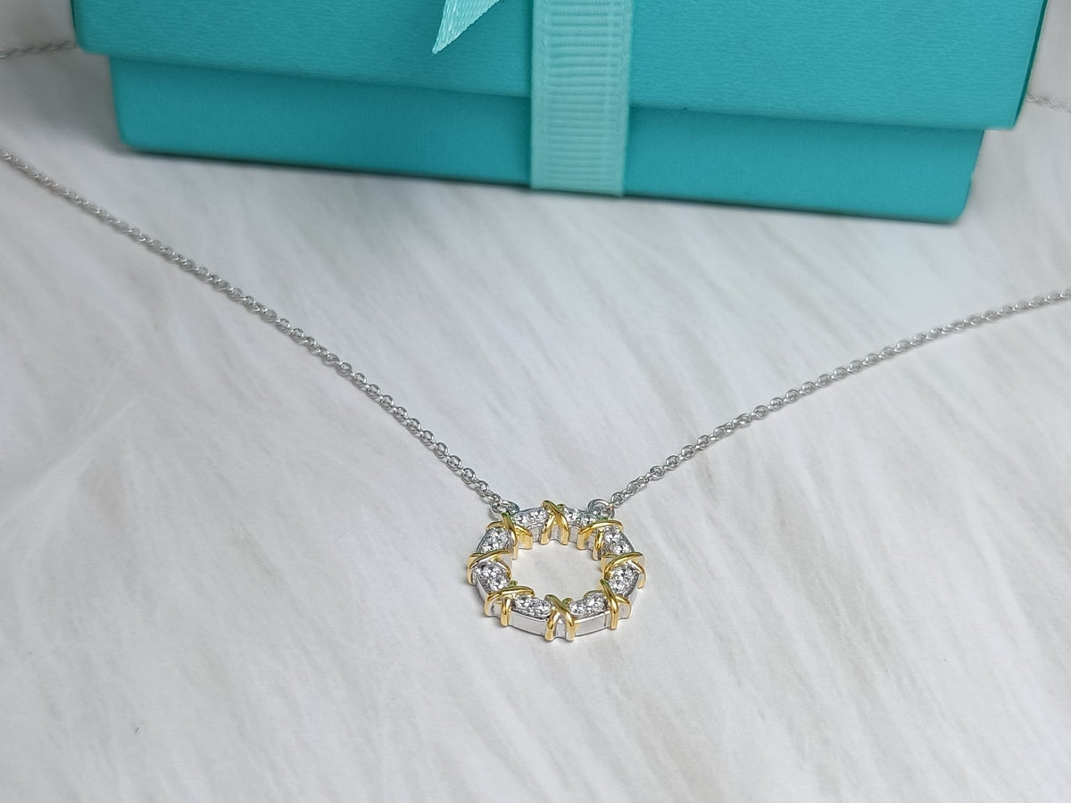 [Resenara Jewelry]SIXTEEN STONE NECKLACE GOLD