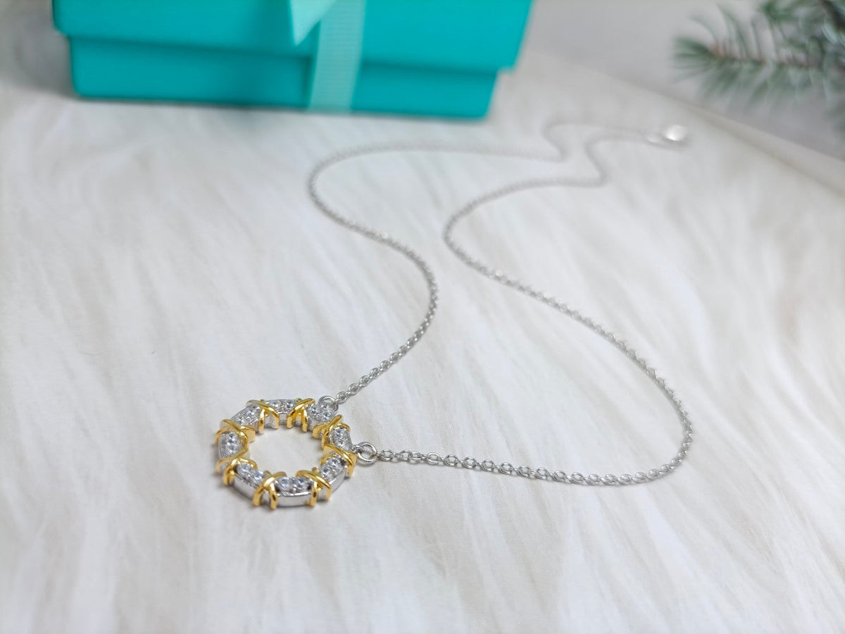 [Resenara Jewelry]SIXTEEN STONE NECKLACE GOLD