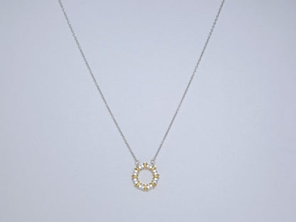 [Resenara Jewelry]SIXTEEN STONE NECKLACE GOLD