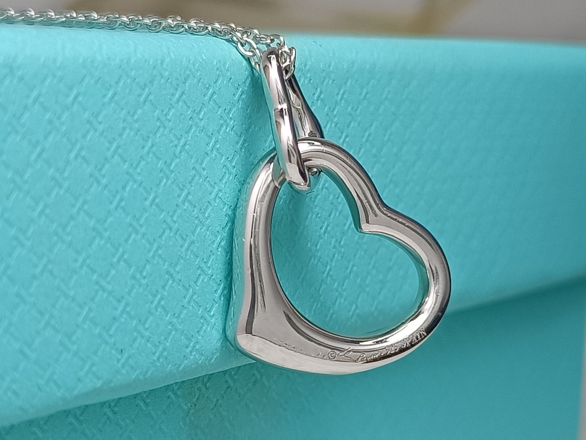 [Resenara Jewelry]DOUBLE HEART SILVER NECKLACE