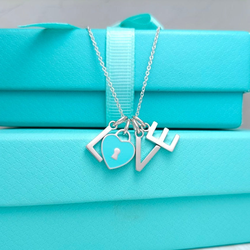 [Resenara Jewelry]LOVE TEXT PEDANT NECKLACE