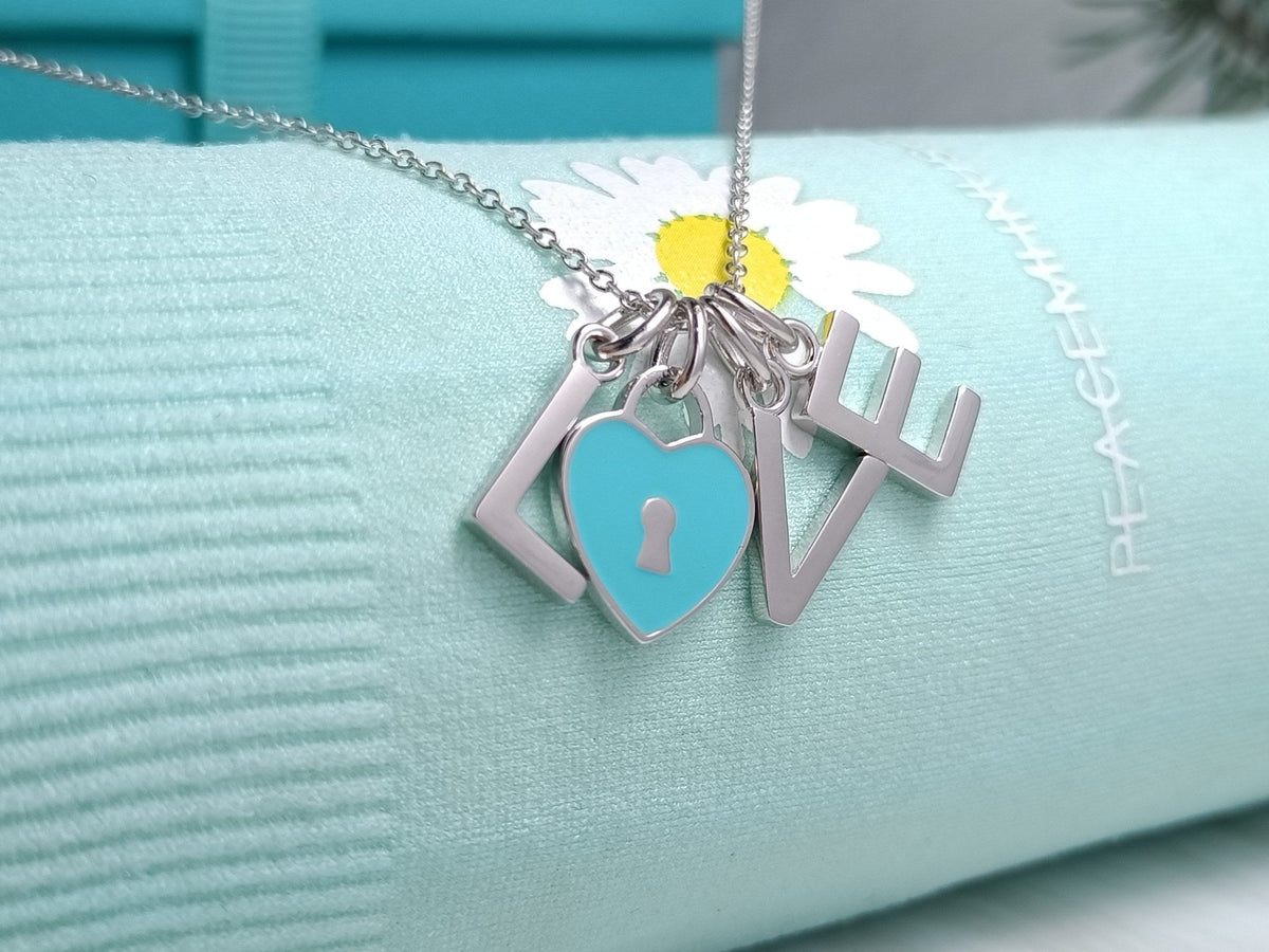 [Resenara Jewelry]LOVE TEXT PEDANT NECKLACE