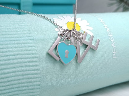 [Resenara Jewelry]LOVE TEXT PEDANT NECKLACE