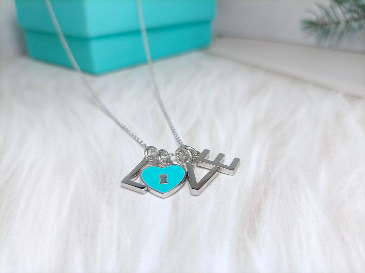 [Resenara Jewelry]LOVE TEXT PEDANT NECKLACE