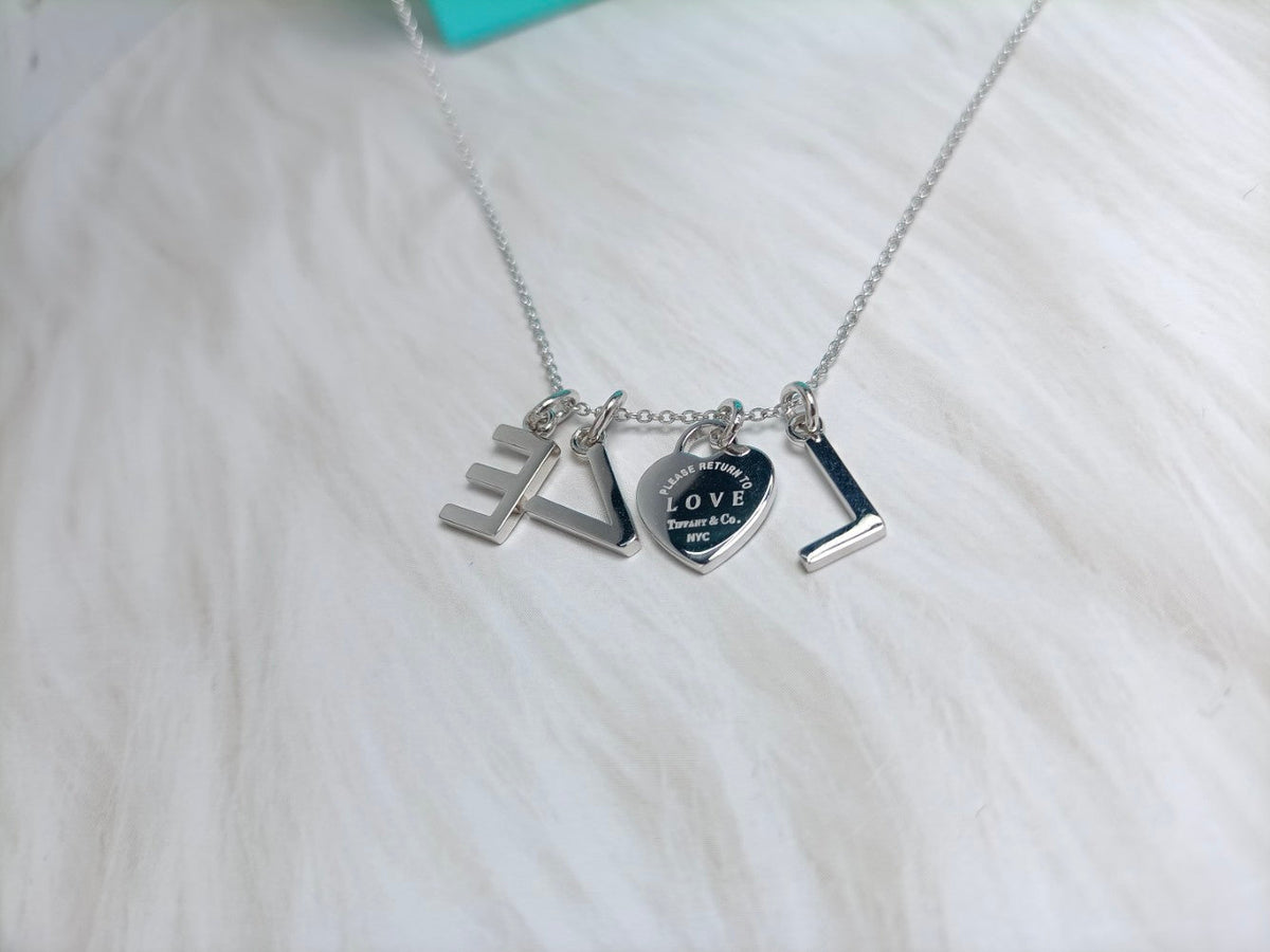 [Resenara Jewelry]LOVE TEXT PEDANT NECKLACE