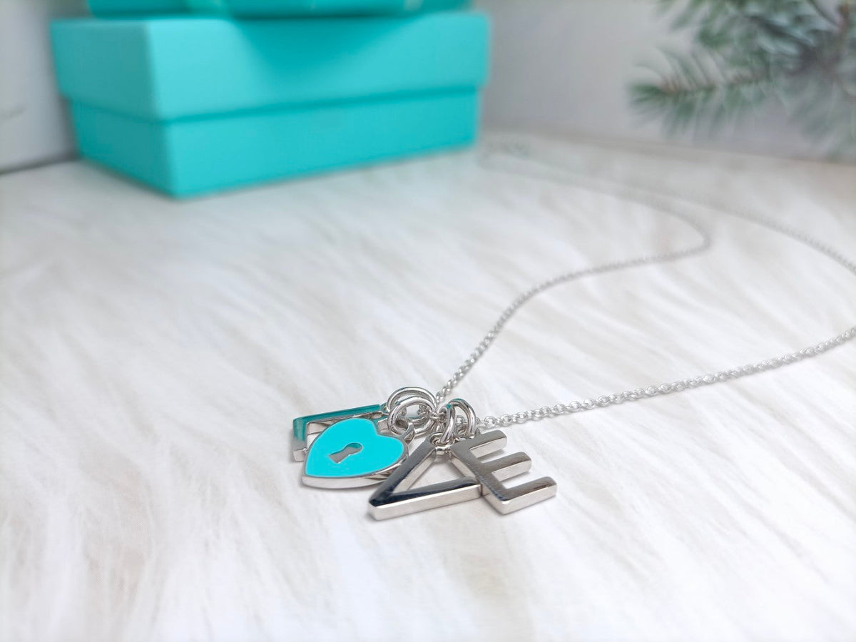 [Resenara Jewelry]LOVE TEXT PEDANT NECKLACE