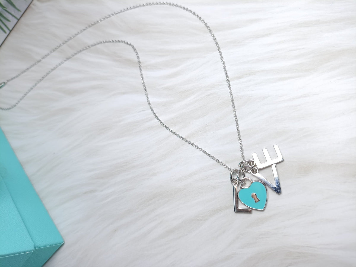 [Resenara Jewelry]LOVE TEXT PEDANT NECKLACE