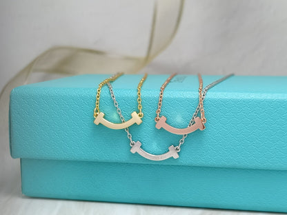 [Resenara Jewelry]MINI SMILE PEDANT NECKLACE