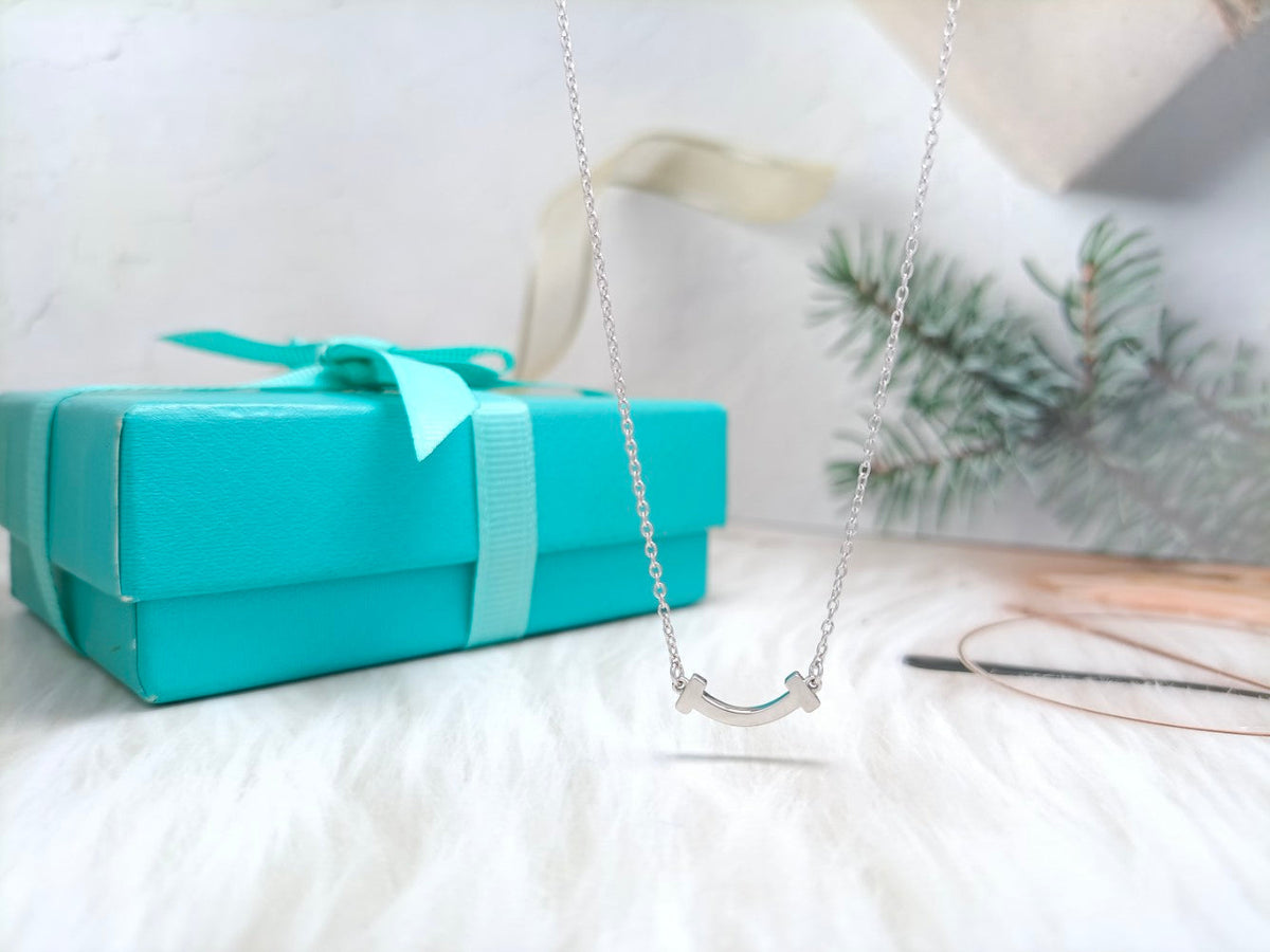 [Resenara Jewelry]MINI SMILE PEDANT NECKLACE
