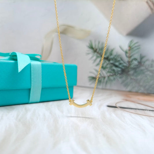 [Resenara Jewelry]MINI SMILE PEDANT NECKLACE