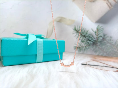 [Resenara Jewelry]MINI SMILE PEDANT NECKLACE