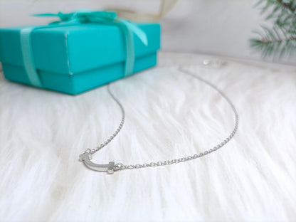 [Resenara Jewelry]MINI SMILE PEDANT NECKLACE