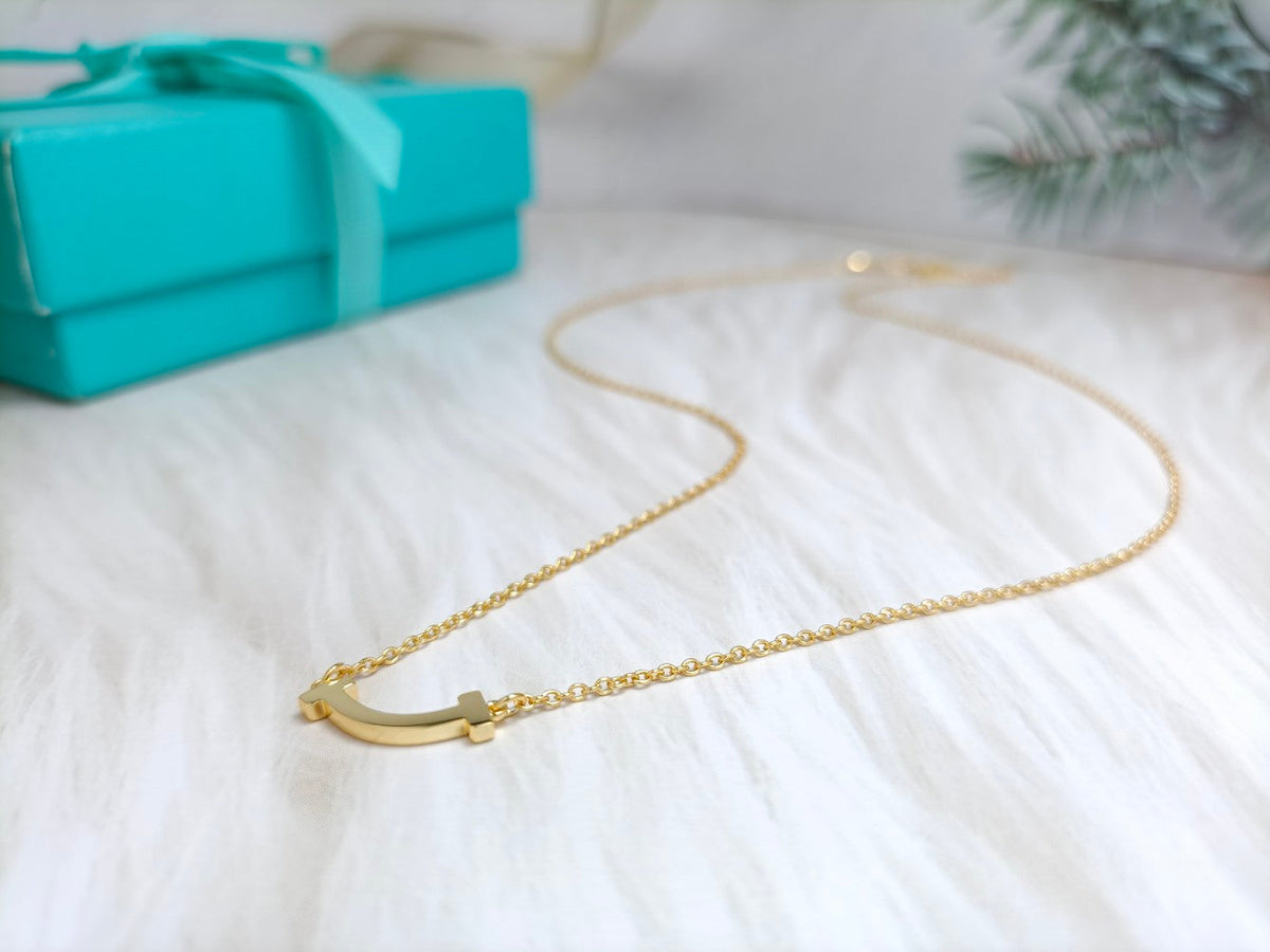 [Resenara Jewelry]MINI SMILE PEDANT NECKLACE
