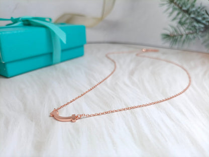 [Resenara Jewelry]MINI SMILE PEDANT NECKLACE