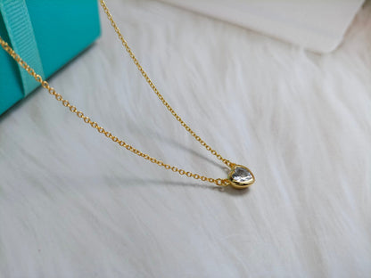 [Resenara Jewelry]HEART BIG DIAMOND NECKLACE