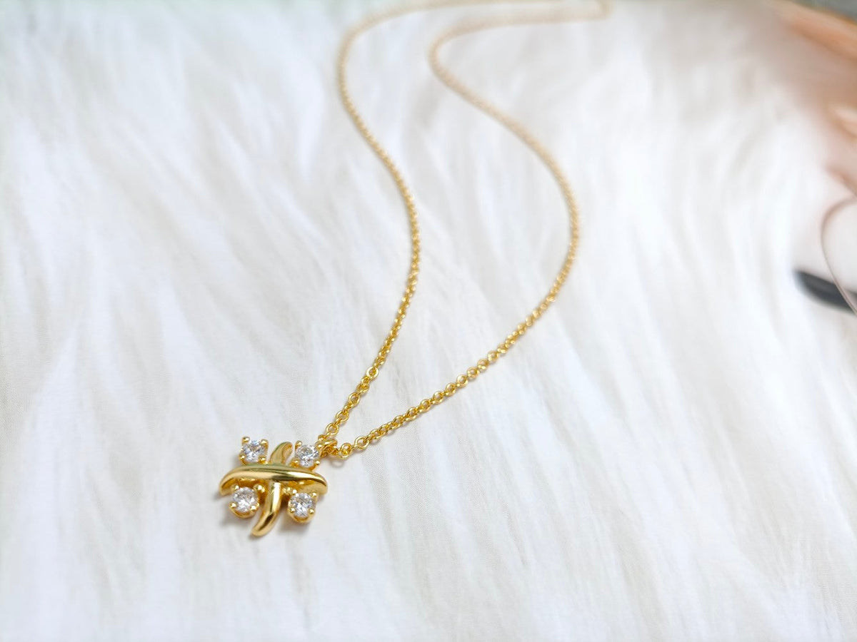[Resenara Jewelry]PINWHEEL NECKLACE DIAMOND