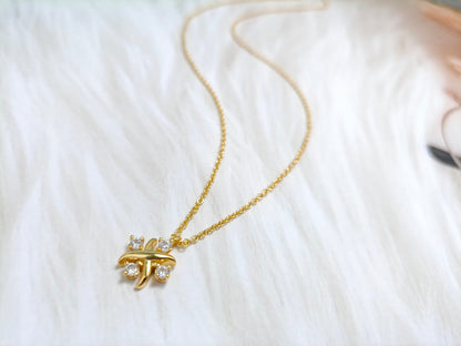 [Resenara Jewelry]PINWHEEL NECKLACE DIAMOND