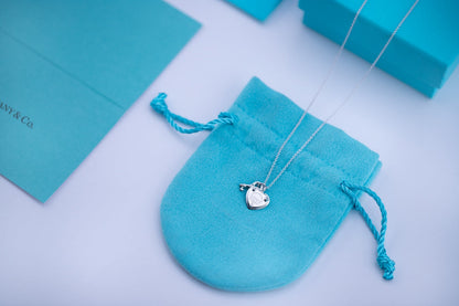 [Resenara Jewelry]KEY AND HEART SILVER NECKLACE