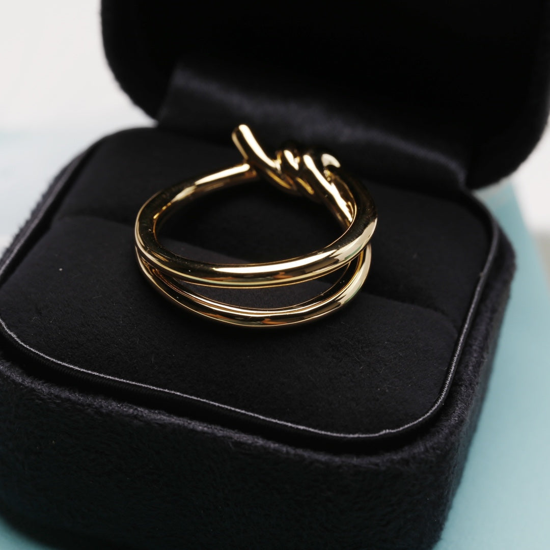 [Resenara Jewelry]KNOT RING GOLD
