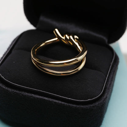 [Resenara Jewelry]KNOT RING GOLD