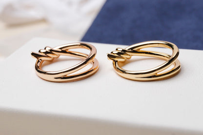 [Resenara Jewelry]KNOT RING GOLD