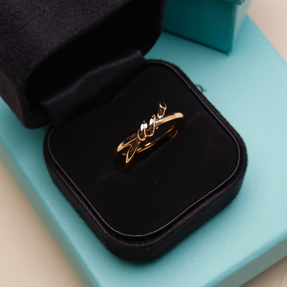[Resenara Jewelry]KNOT RING PINK GOLD