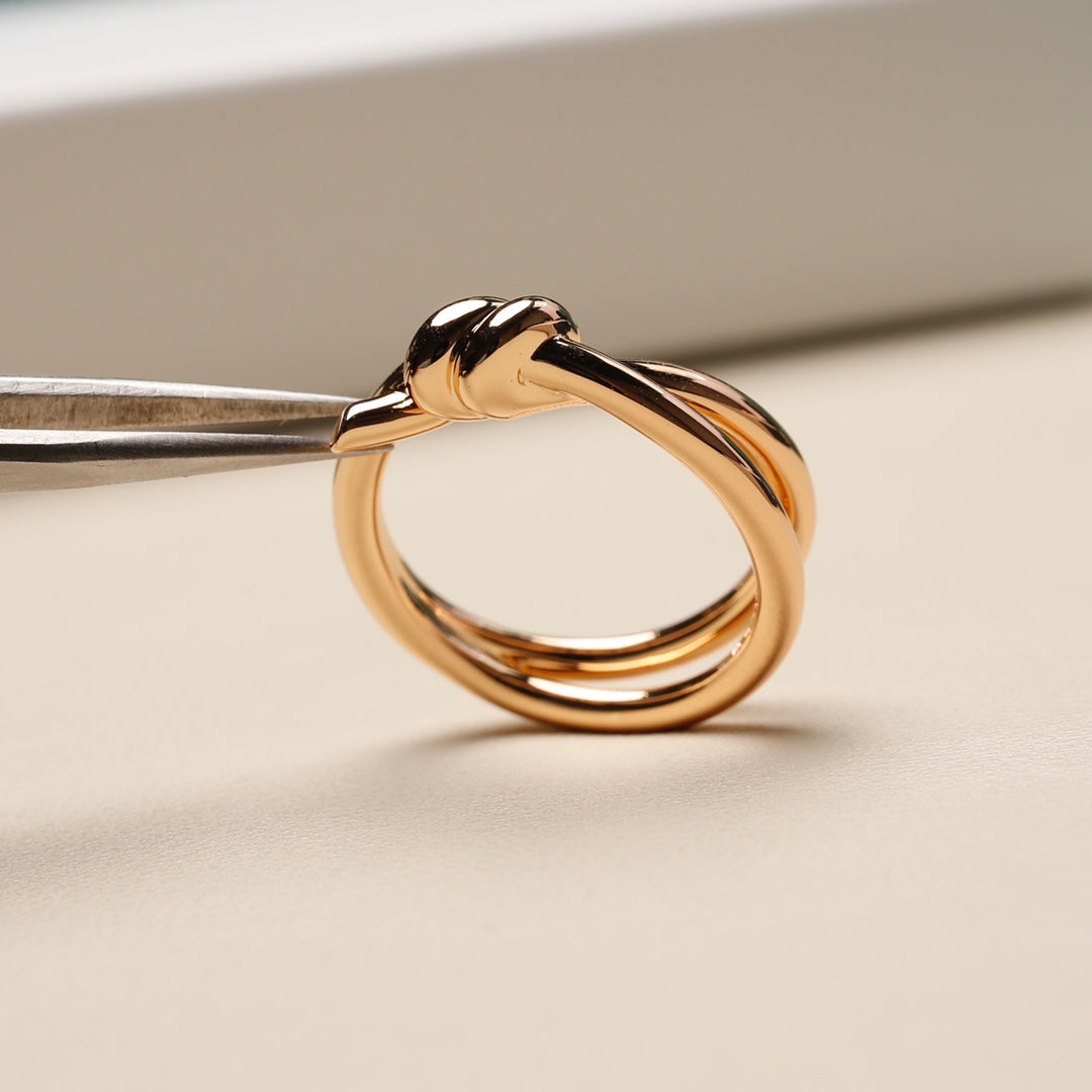 [Resenara Jewelry]KNOT RING PINK GOLD